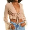 Best Sale ✔️ women Kerrick Bell-Sleeve Crop Top 🧨