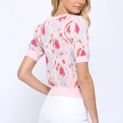 Promo 🔥 Fate 👩 women Color Pop Short Sleeve Puff Sleeve Sweater in Pink 💯 -Deals kerrick Store 089df463d41c40bc8dec8c62db698e7a 8ea16dc4 1c04 4a8b 9346 2fb41527ec5f 1080x