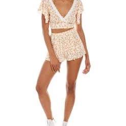 Promo ❤️ women Kerrick 2pc Top & Short Set 😉