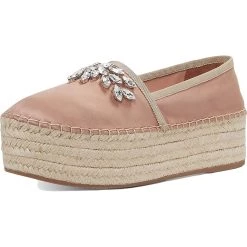 Brand new ✔️ Miu Miu Raso 3 👩 Womens Flatforms Embellished Espadrilles 🎁