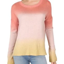 Cheapest 🔔 Fate Cora 👩 Womens Wool Blend Tie-Dye Pullover Sweater 🛒