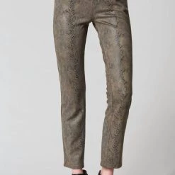 Coupon 🔥 Fate 👩 women Snake Skin Pants in Mocha 😀