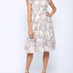 Hot Sale 🛒 Fate 👩 women Paint The Town Paisley 👗 Dress in Blue 😍