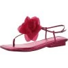 Coupon 😀 Sarto Franco Sarto Capriflore 👩 Womens Leather Floral Thong 🩴 Sandals 🎁