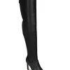 Cheap 😀 Sarto Franco Sarto Callie 2 👩 Womens Faux Leather Pointed Toe Over-The-Knee 🥾 Boots 👍