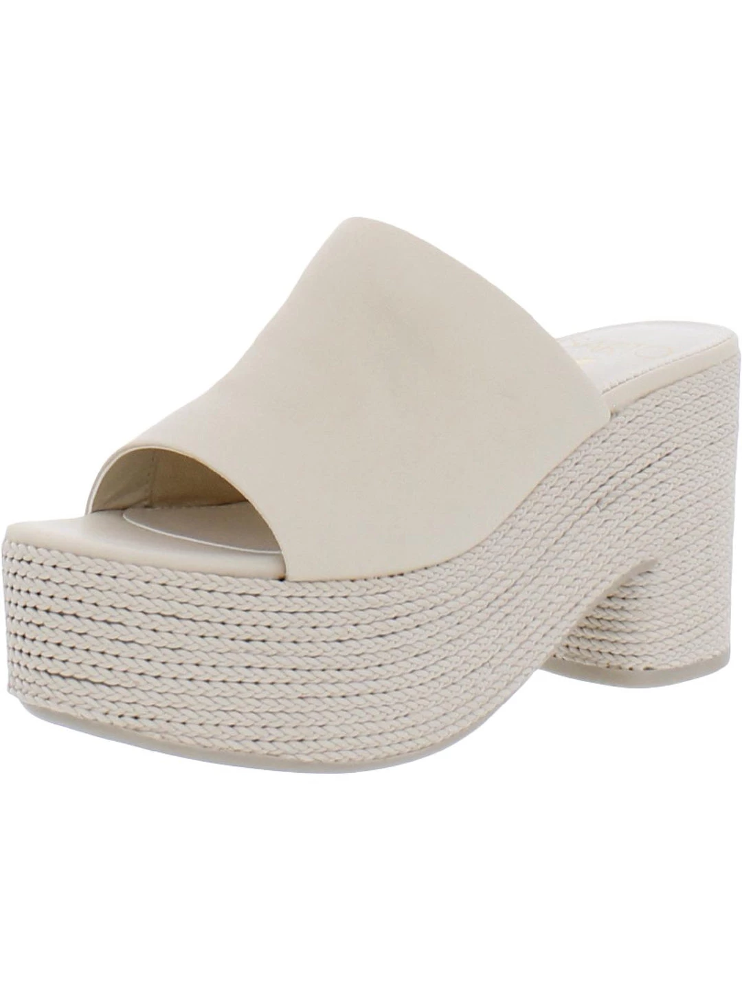Deals 😉 Sarto Franco Sarto Coco 👩 Womens Leather Slip On Platform 🩴 Sandals 🔔 4 Deals 😉 Sarto Franco Sarto Coco 👩 Womens Leather Slip On Platform 🩴 Sandals 🔔 - Image 4