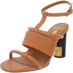 Cheapest ⌛ Sarto Franco Sarto Ollie Glad 👩 Womens Leather Ankle Strap 👠 Heels 🧨