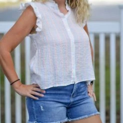 Buy 🎁 Fate 👩 women A Stitch In Time Top in White ✨