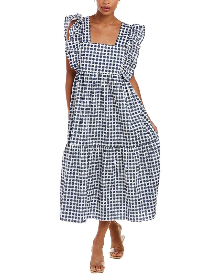 Best Sale โ๏ธ women Kerrick Ruffle Midi ๐ Dress โค๏ธ 1 Best Sale โ๏ธ women Kerrick Ruffle Midi ๐ Dress โค๏ธ