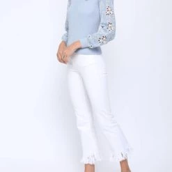Best reviews of 🔥 Fate 👩 women Eyelet Contrast Sleeve Sweater in Blue Stone 🔔 -Deals kerrick Store e809550fc07a468d94d12721ae09d694 bf09dd0a 0d7b 4b31 8df4 7e430a4306bb 1080x