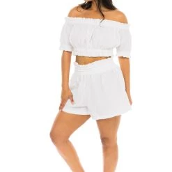 Wholesale 🌟 JMP The Label 👩 women Sunset Off The Shoulder Smocked Crop Top - Magnolia Linen 🌟 -Deals kerrick Store 27fcc27ba6634cf5a72e2c6eb69c4795 111ee5a2 b083 41a4 b661 6a541f75d2ff 1080x