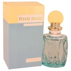 Cheap 🔥 Miu Miu 536233 Leau Bleue by Miu Miu Eau De Parfum Spray for 👩 Women, 3.4 oz 🌟
