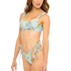 Outlet 💯 JMP The Label 👩 women Lisbon Underwire Corset 👙 Bikini Top - Main Squeeze Print ⭐