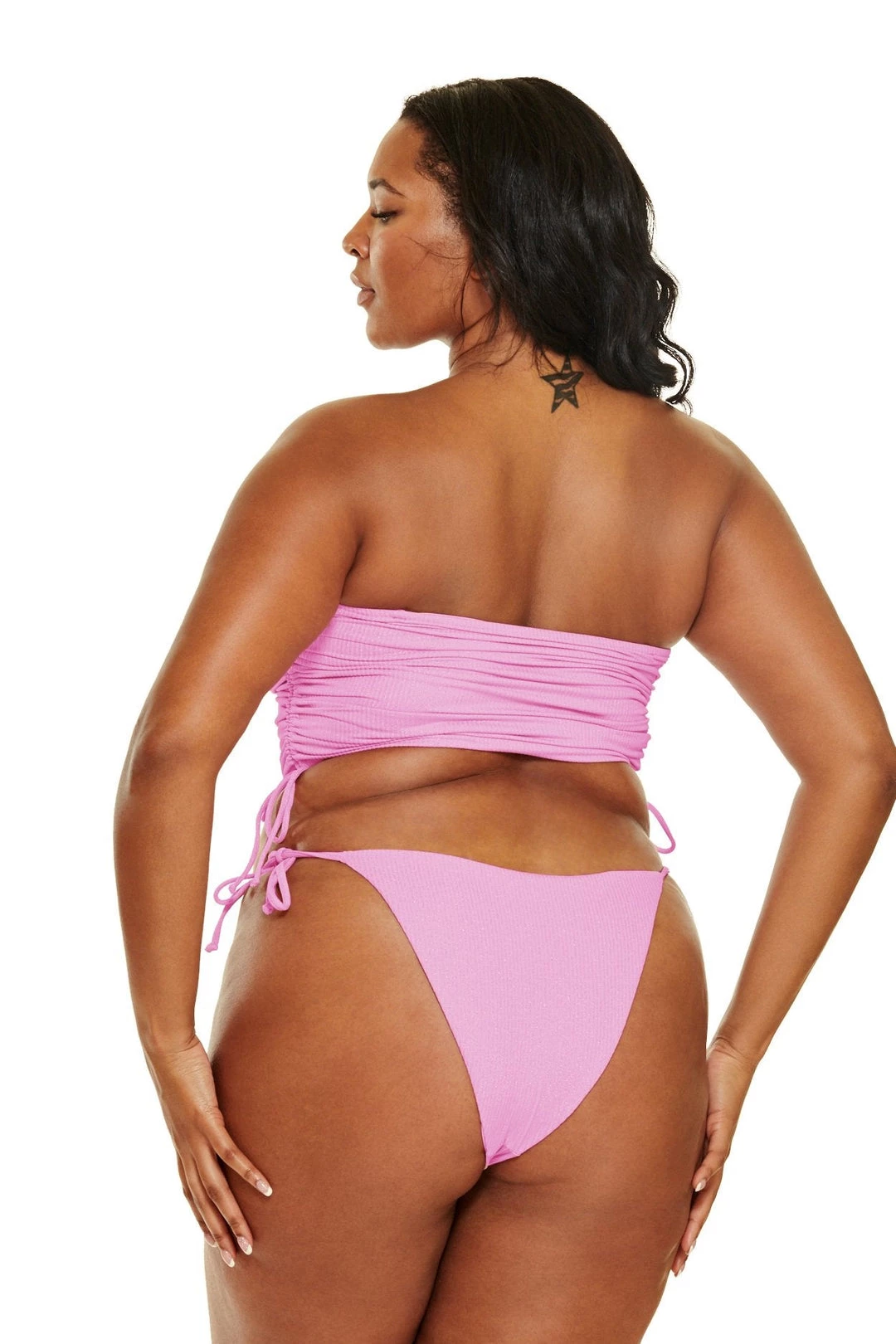 Outlet π JMP The Label π© women Bali Tie Side π Bikini Bottom - Blushing Pink π 2 Outlet π JMP The Label π© women Bali Tie Side π Bikini Bottom - Blushing Pink π - Image 2