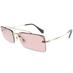 Flash Sale ❤️ Miu Miu MU 59TS ZVN9G1 👩 Womens Rectangle 👓 Sunglasses ⌛